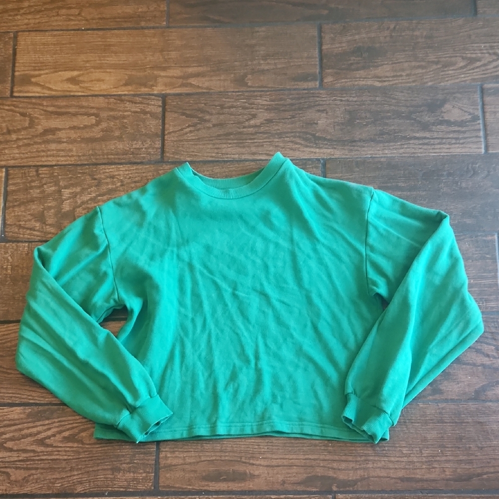 H&M Girls Green Sweatshirt